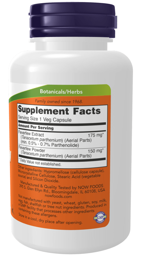 Suplemento Herbal Premium de Feverfew