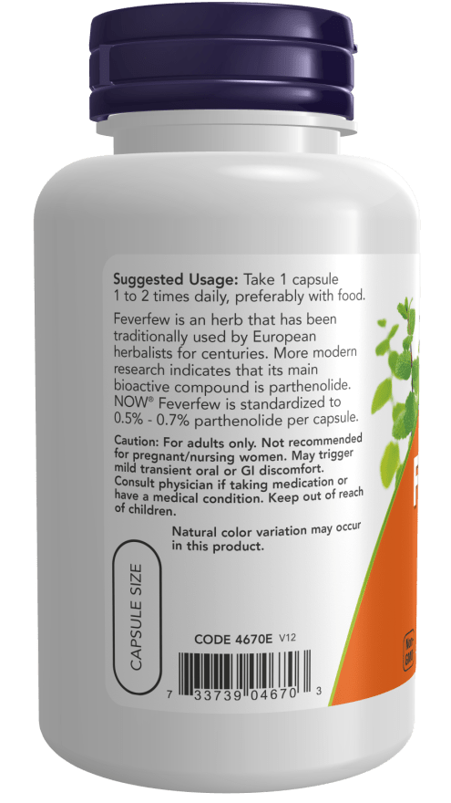 Suplemento Herbal Premium de Feverfew