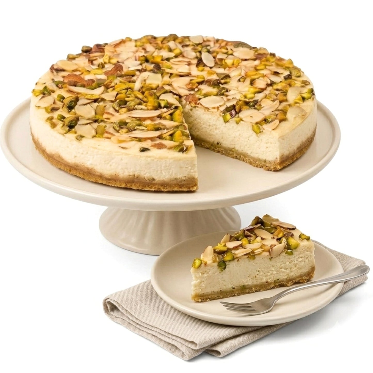 Tarta de Queso de Almendras y Pistachos Sin Azúcar Andy Anand - 2 lbs