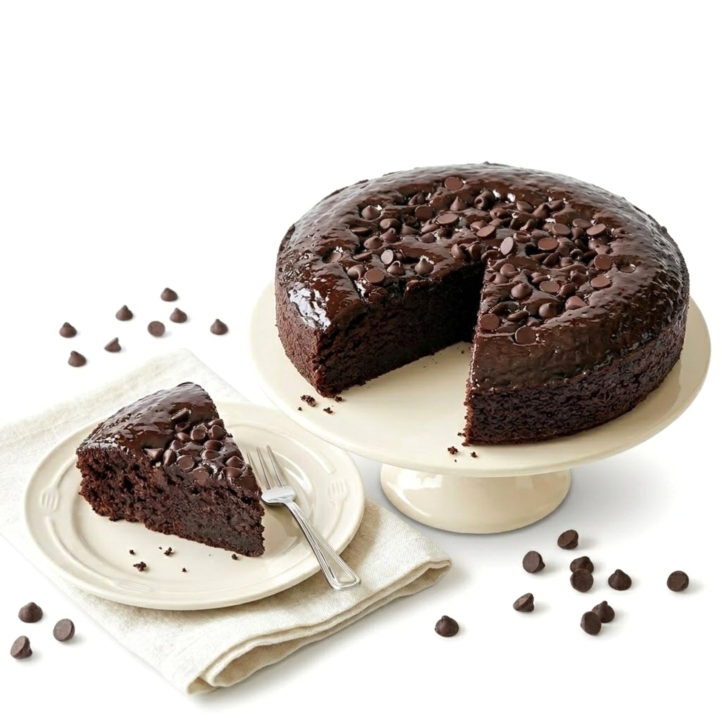 Pastel de Chocolate con Chips Sin Azúcar y Sin Gluten Andy Anand, 2.8 lb