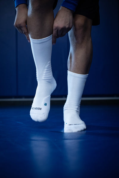 Elevate Your Game with Cloud Tech Performance Socks - White - Korvel