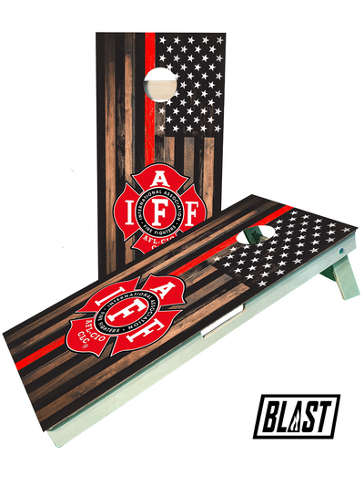 Premium Firefighter IAFF Cornhole Game Set - Korvel