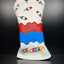 Funda para palo de golf con forma de petardo y paleta