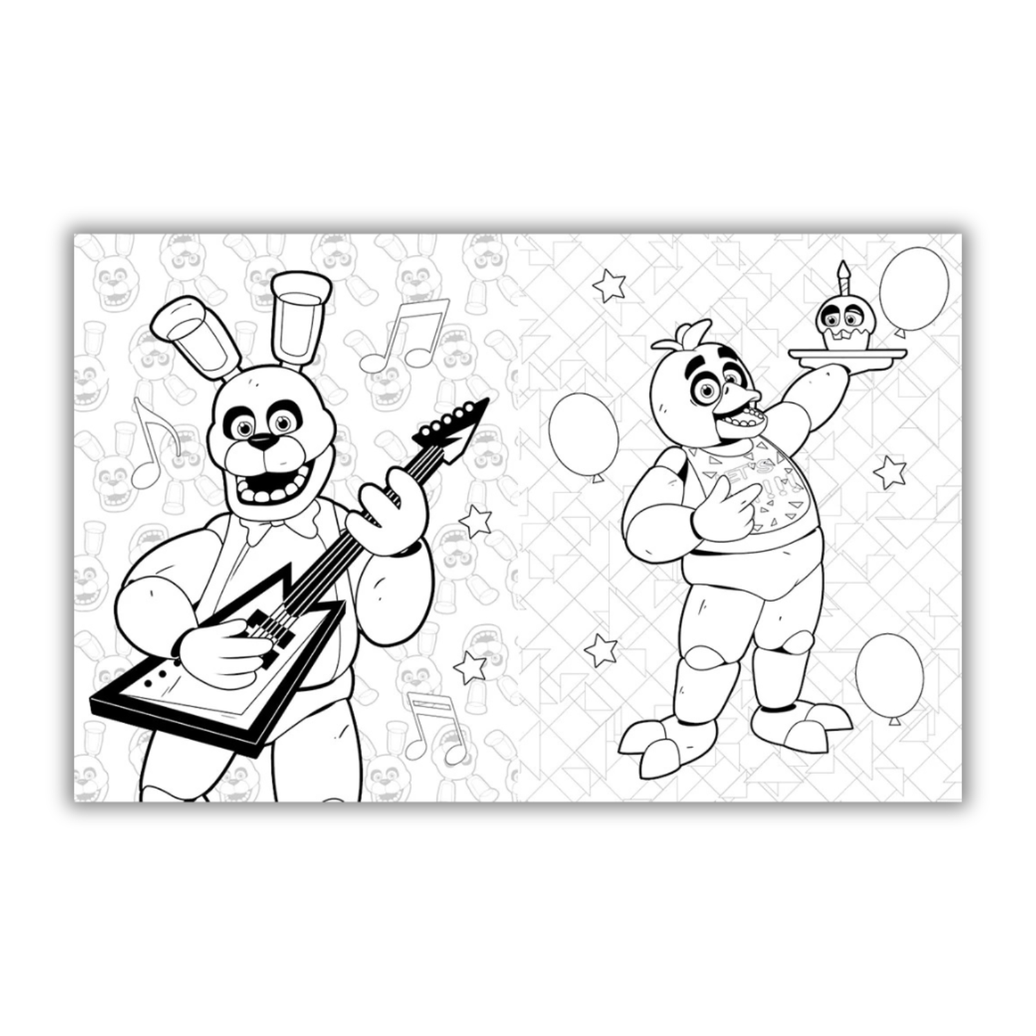 Five Nights at Freddy's Official Coloring Book (Spiral Bound) - Korvel