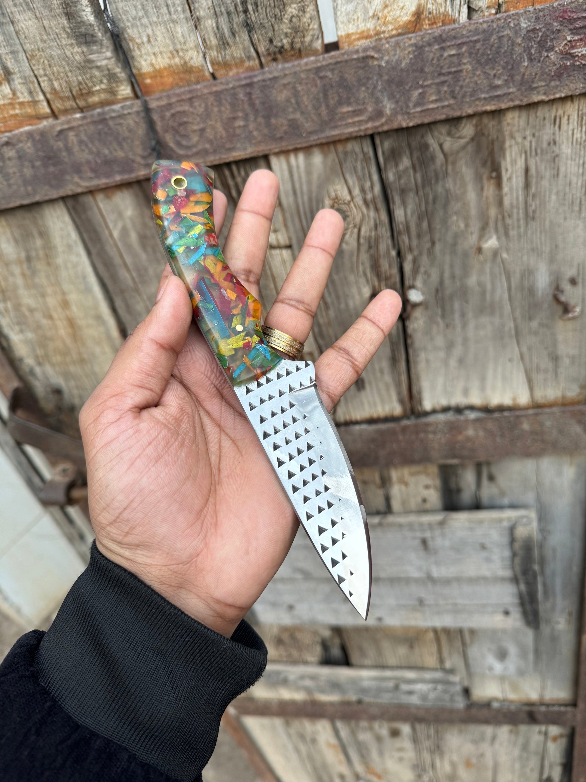 Handcrafted Fixed Blade Cowboy Knife – Rugged Tool for Outdoor Adventures - Korvel