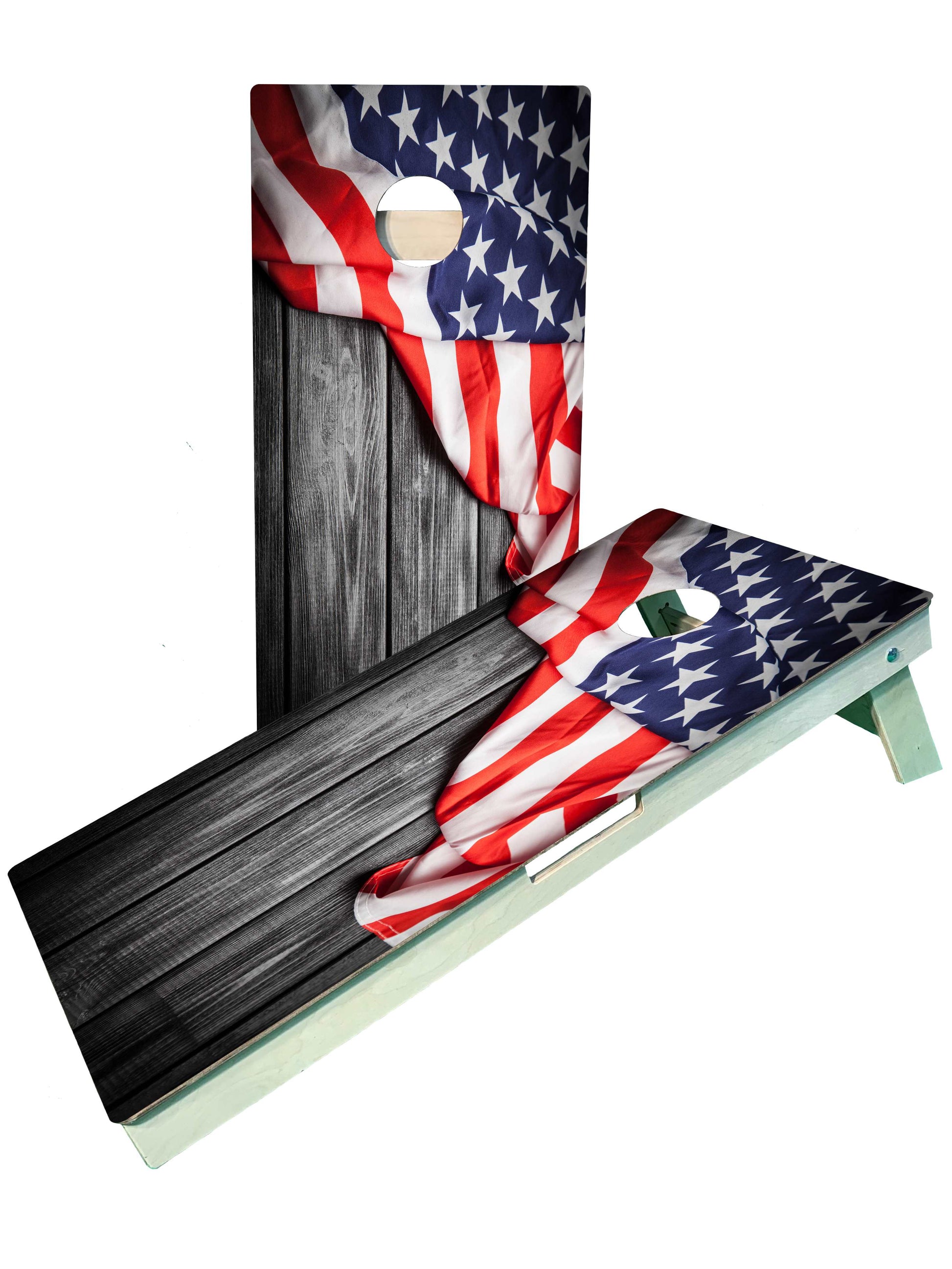 Premium American Flag Cornhole Game Set - Korvel