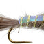 Barbless Gold Ribbed Hare's Ear Nymph Flies - 6 Pack Size 10 - Korvel