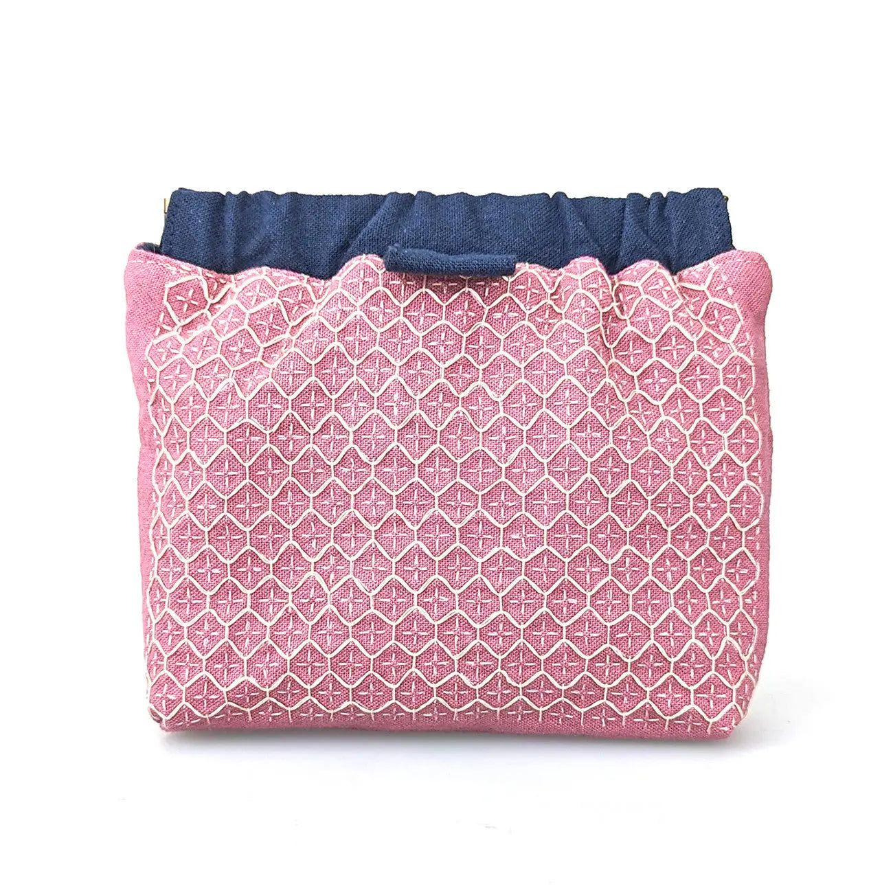 Kikkou-Hana-Zashi Pink Flex Frame Purse Kit