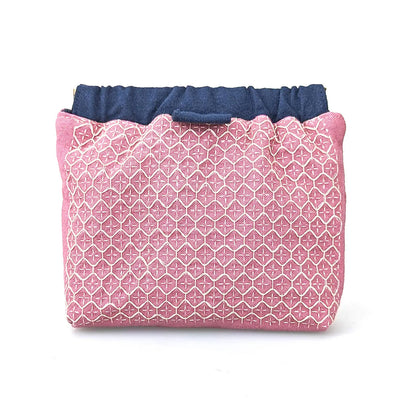 Kikkou-Hana-Zashi Pink Flex Frame Purse Kit
