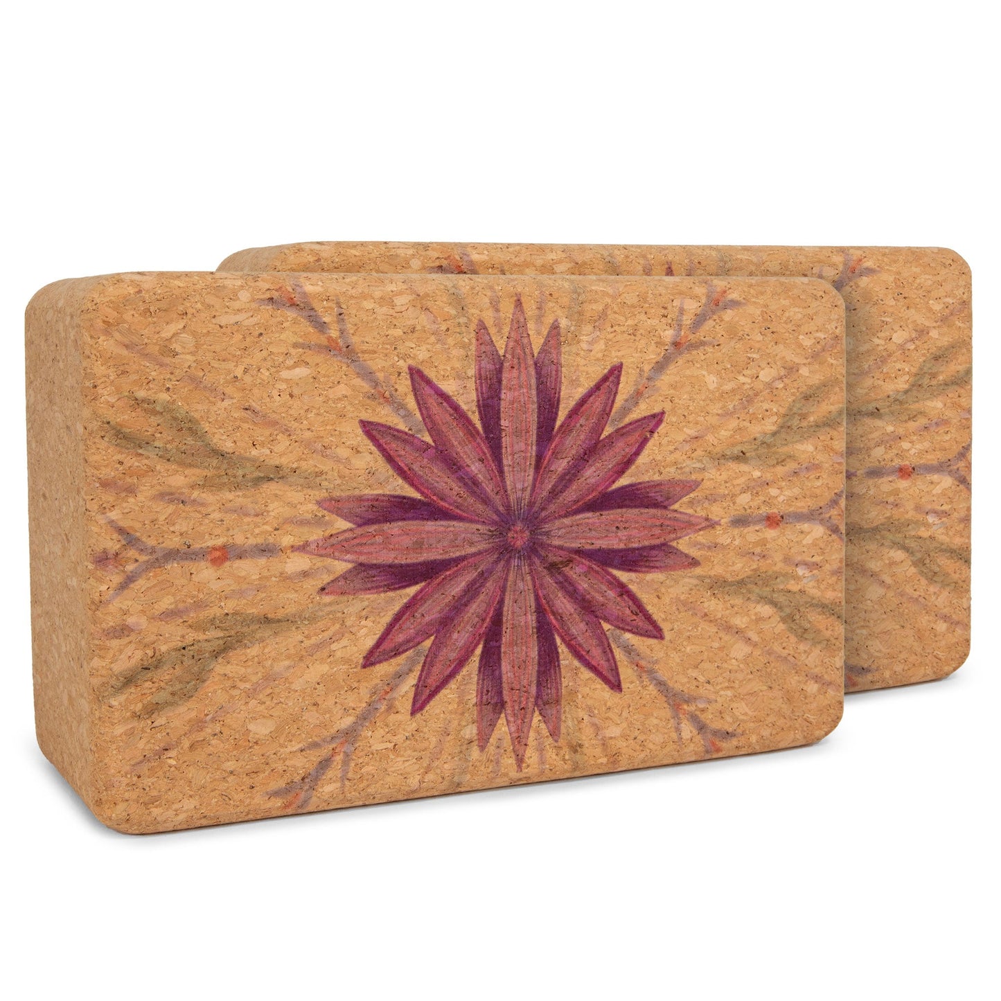 Premium Cork Yoga Block Set for Enhanced Stability - Korvel