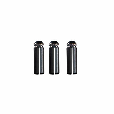 Premium Black Aluminium Dart Flight Protectors - Korvel