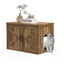 Mobilier de salle de bain pour chat caché Gbruno avec couvercle basculant