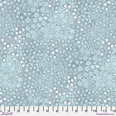 Flora Dora Seafoam Flourish And Bloom Cotton Fabric Per Yard