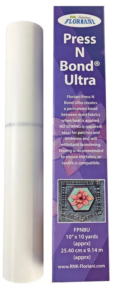 Floriani Press N Bond ULTRA 10" x 10 Yard