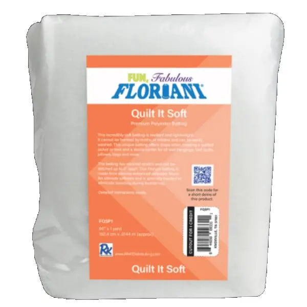 Floriani Quilt It Soft Batting - 60" x 1 yd