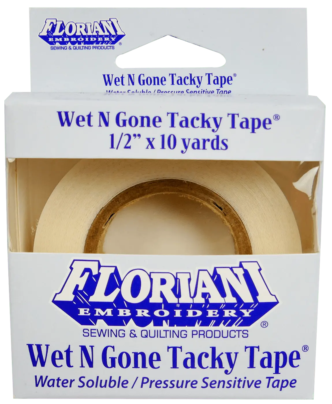 Cinta de Manualidades Tacky Wet N Gone de Floriani 1/2" x 10 yds
