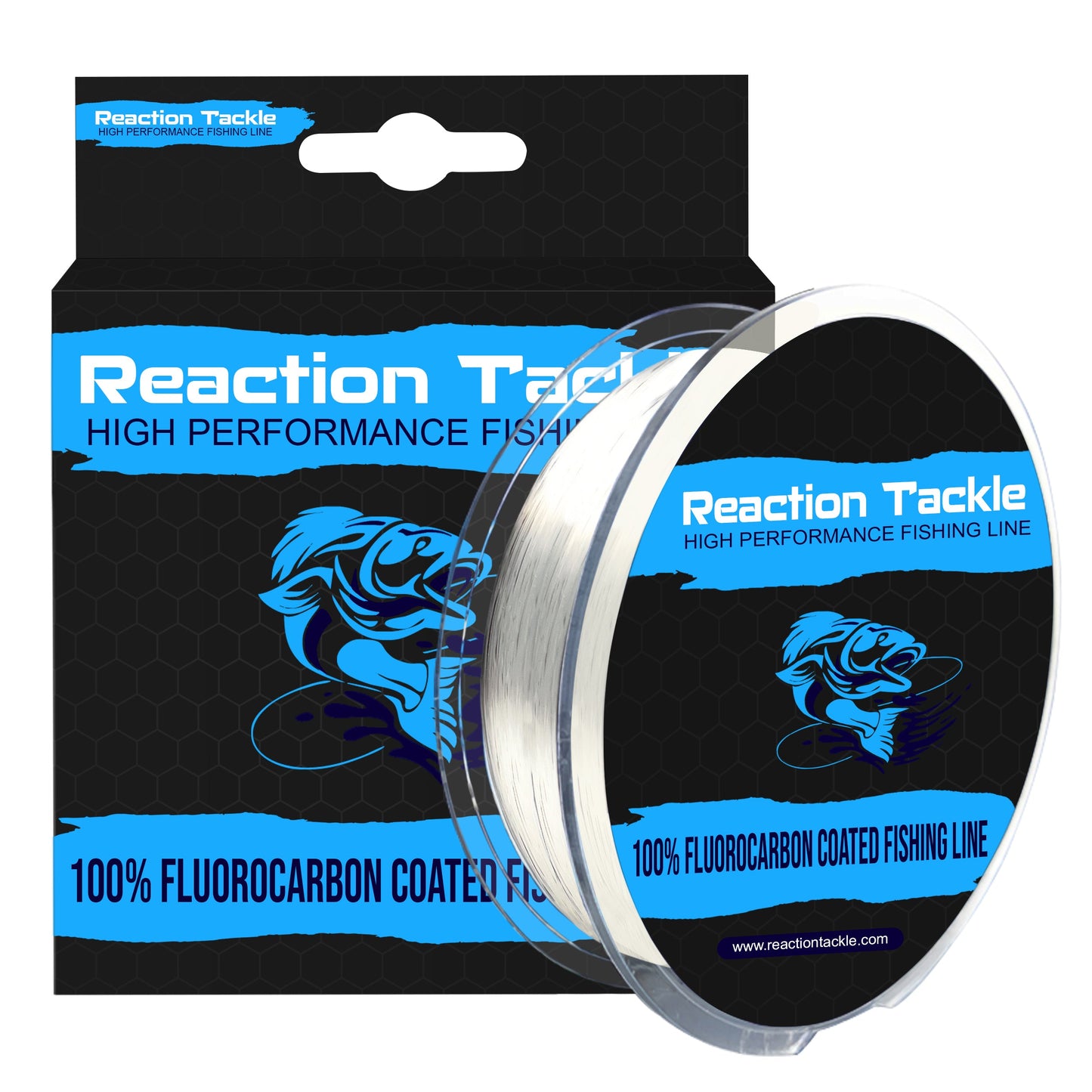 Línea de pesca recubierta de fluorocarbono Reaction Tackle 