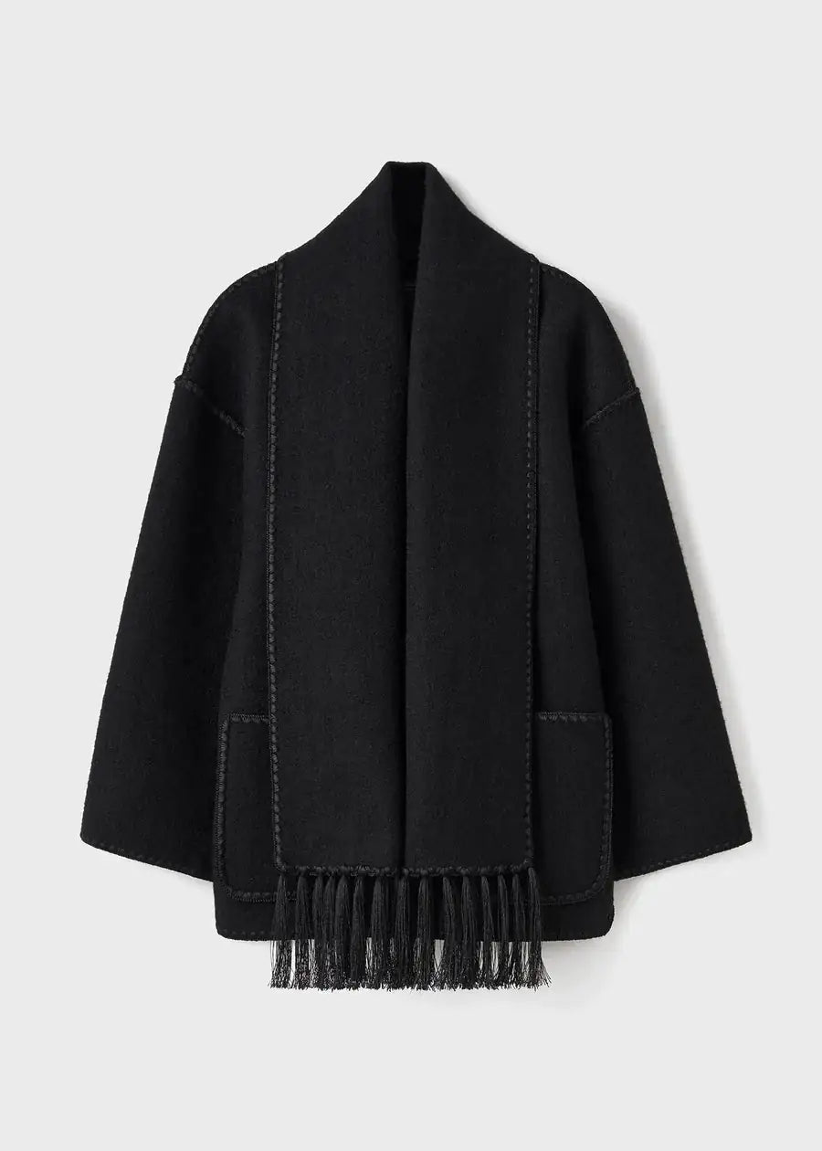 Dejavu Skarf Jacket - Stylish and Versatile Outerwear