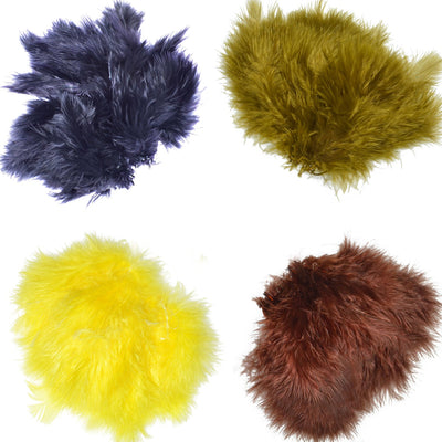 Premium Woolly Bugger Marabou Fly Tying Materials - 1/8 Ounce Selection - Korvel