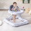 Foldable Baby Activity Walker with Adjustable Height - Gray