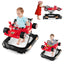Andador Convertible para Bebés con 3 Alturas Ajustables - Rojo