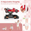 Andador Convertible para Bebés con 3 Alturas Ajustables - Rojo
