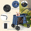 Folding Pet Stroller for Small & Medium Pets - Gray