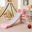 Aire de jeux pliable 3-en-1 avec panier de basket - Rose
