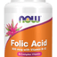 Acide folique premium 800 mcg avec des comprimés de vitamine B-12