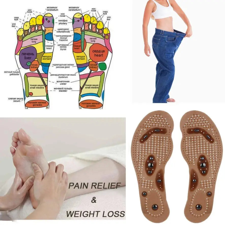 Premium Magnetic Gel Insoles for Enhanced Comfort