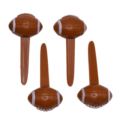 Football Cupcake Picks - 2.5" - Available in 12, 24, or 72 Count