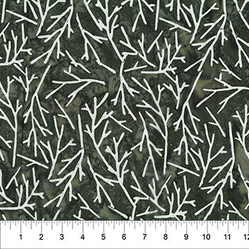 Tissu Wideback Twiggy Vert Forêt B83701-78 au mètre
