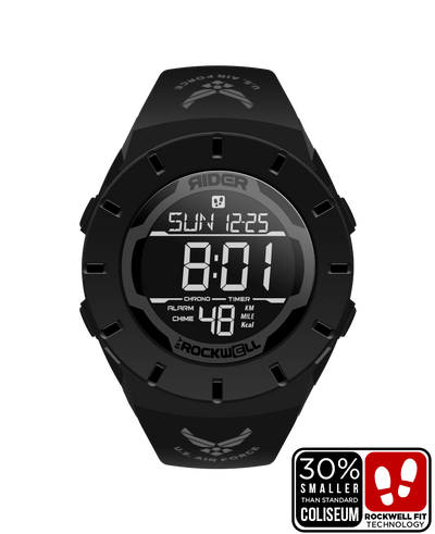 Coliseum Fit™ Forum - Air Force Edition (Phantom Black) Tactical Watch - Korvel