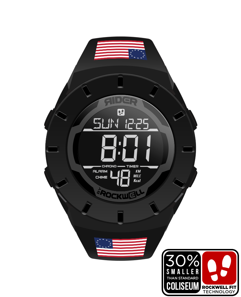 Coliseum Fit™ Forum - Betsy Ross Edition (Phantom Black) Timepiece - Korvel