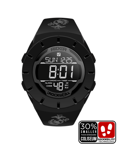 Coliseum Fit™ Forum - Marines Edition (Phantom Black) Tactical Watch - Korvel