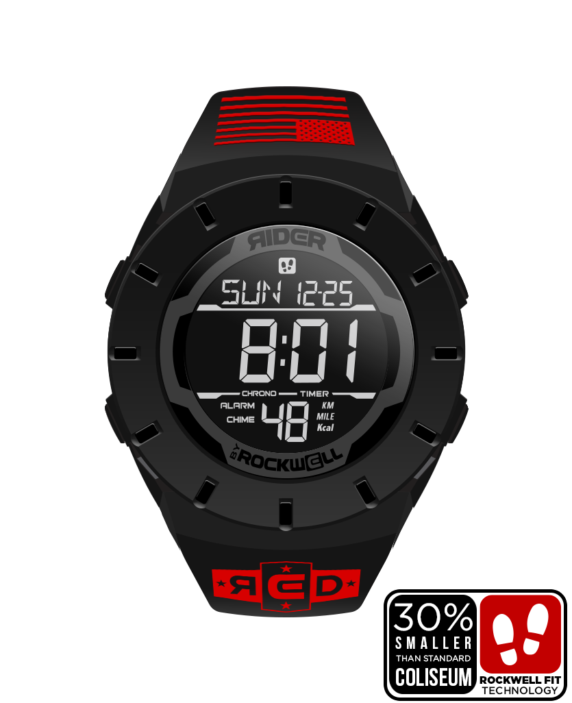 Coliseum Fit™ Forum - R.E.D. Edition (Phantom Black) Timepiece - Korvel