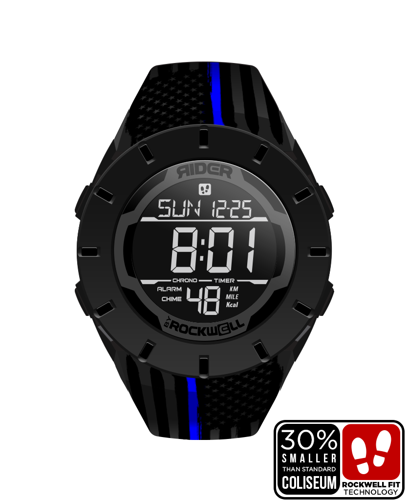 Coliseum Fit™ Forum - Police Assault Edition (Phantom Black) Tactical Watch - Korvel