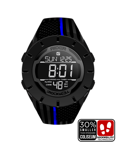Coliseum Fit™ Forum - Police Assault Edition (Phantom Black) Tactical Watch - Korvel