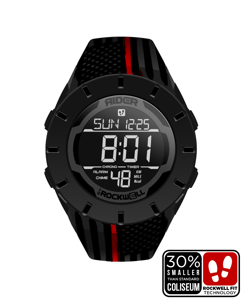 Coliseum Fit™ Forum - Firefighter Assault Edition (Phantom Black) Timepiece - Korvel