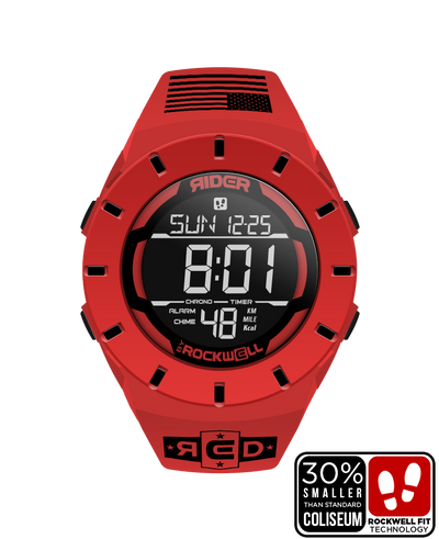 Coliseum Fit™ Forum - R.E.D. Edition (Red/Black) Timepiece - Korvel