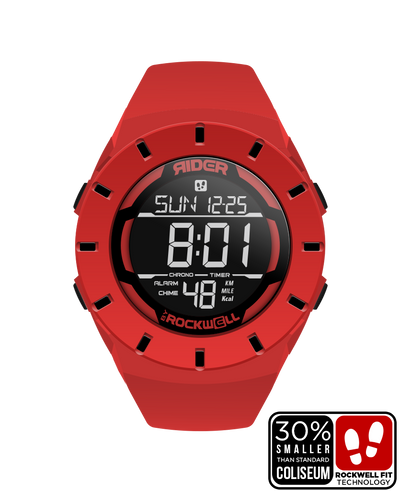 Coliseum Fit™ Forum Watch (Red/Black) - Unleash Your Inner Gladiator - Korvel