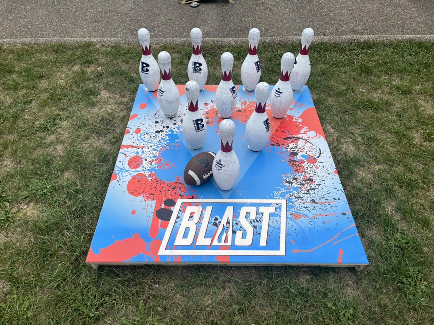 Ultimate Fowling Experience Set Rental - 2 Boards, 2 Sets of Pins & 2 Footballs - Korvel