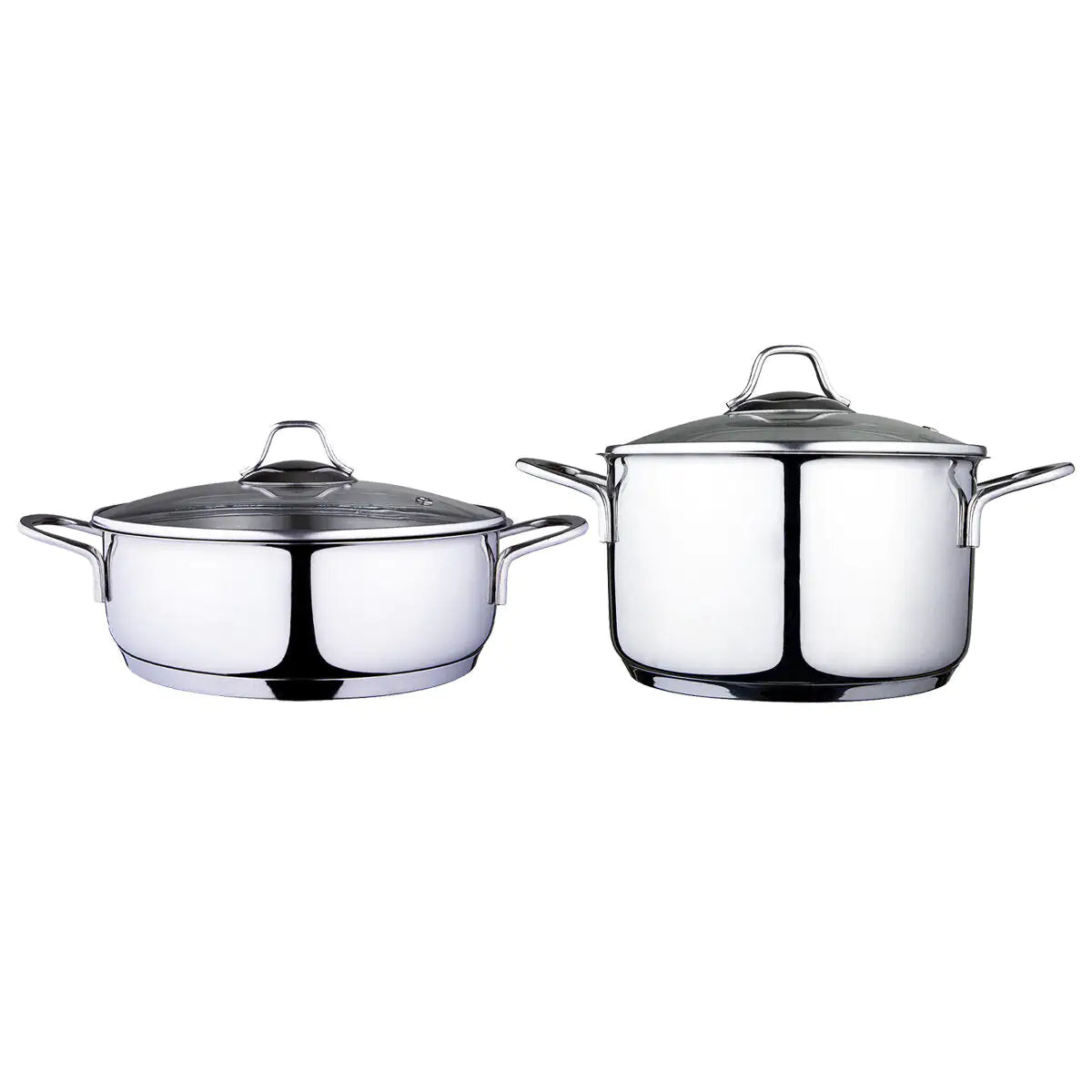 Serenk Modernist Cookware Set - 4 Piece Saute Pan & Stock Pot