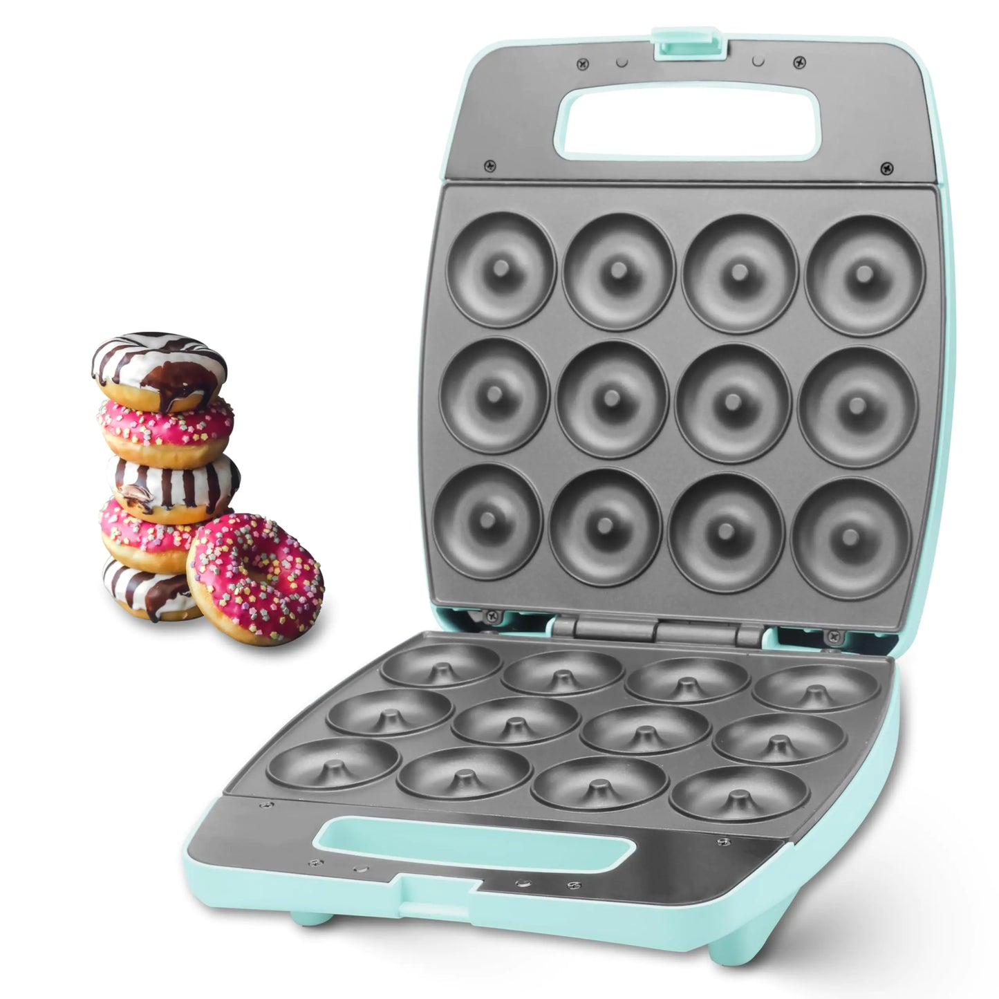 Horno para Mini Donuts Bakers Friend - Hornea 12 Deliciosos Mini Donuts