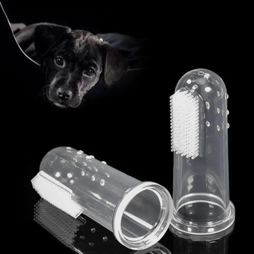Cepillo de Dedo para Mascotas para un Cuidado Dental Suave