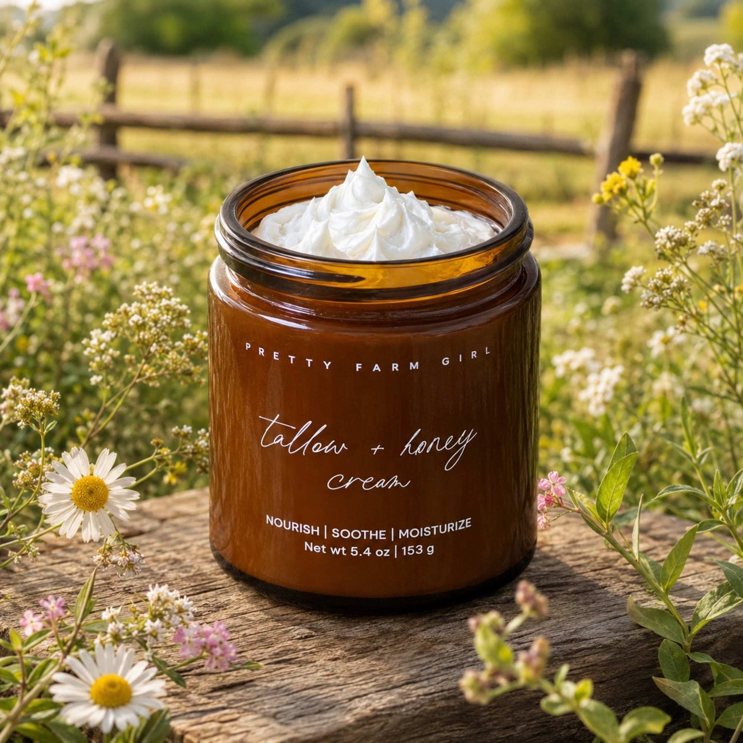 Gentle Tallow & Honey Cream for Delicate Skin