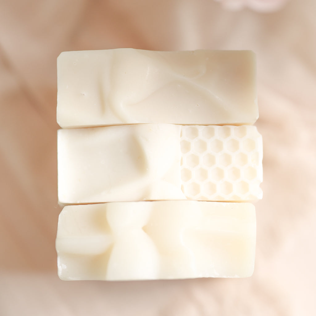 Fragrance Free Handmade Tallow & Goat Milk Soap Bar Trio