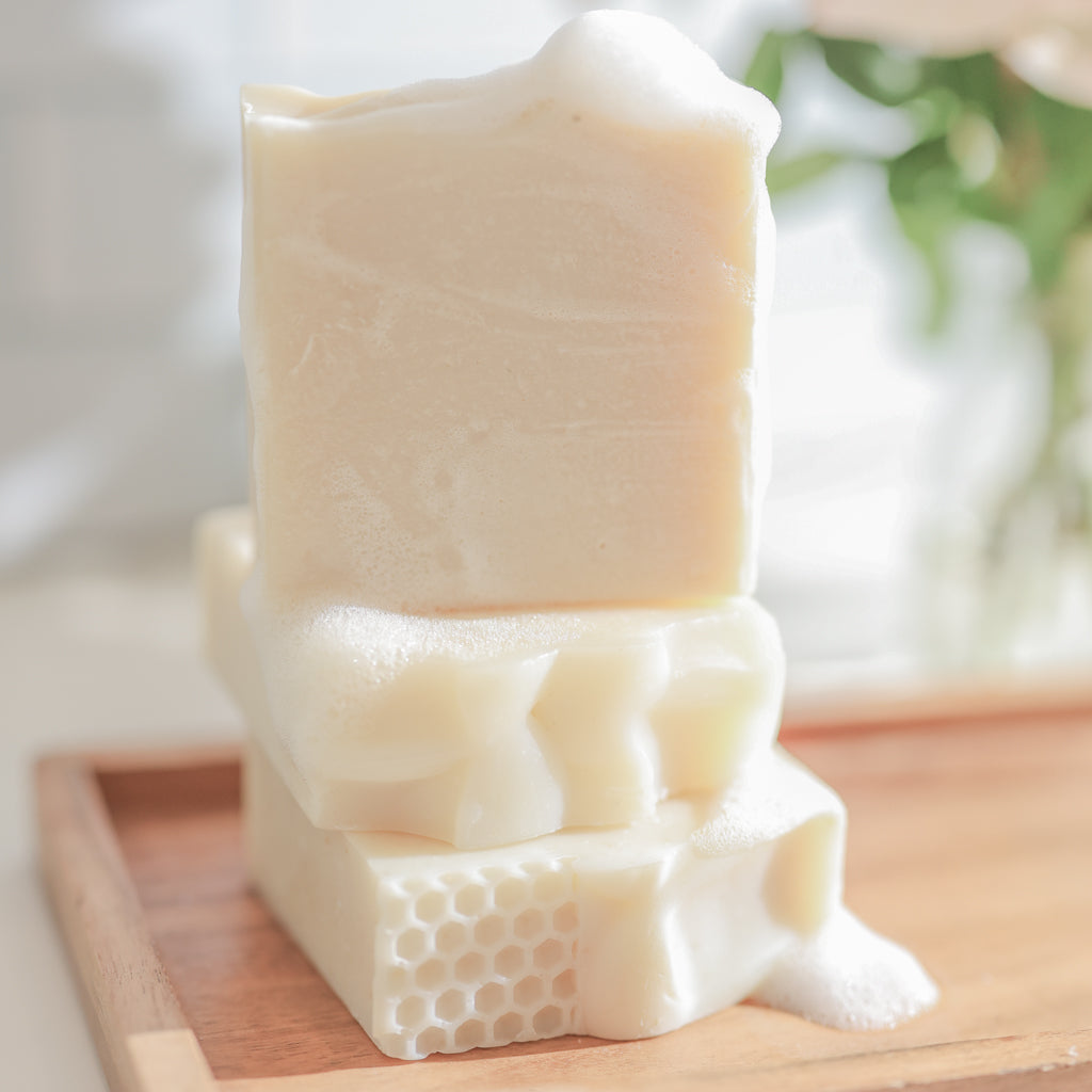 Fragrance Free Handmade Tallow & Goat Milk Soap Bar Trio