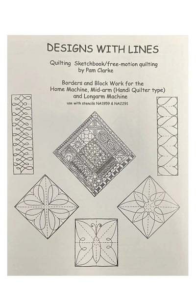Designs with Lines Quilting Sketchbook for Home & Longarm Machines