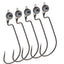 Reaction Tackle Tungsten Free Swing Jig Head- 5-Pack - New